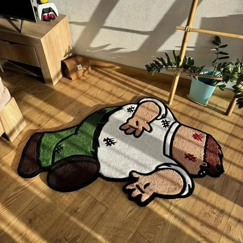 Cartoon Character Decorative Bedside Mat