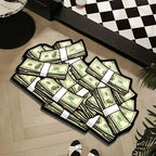 US Dollar Plush Floor Mat