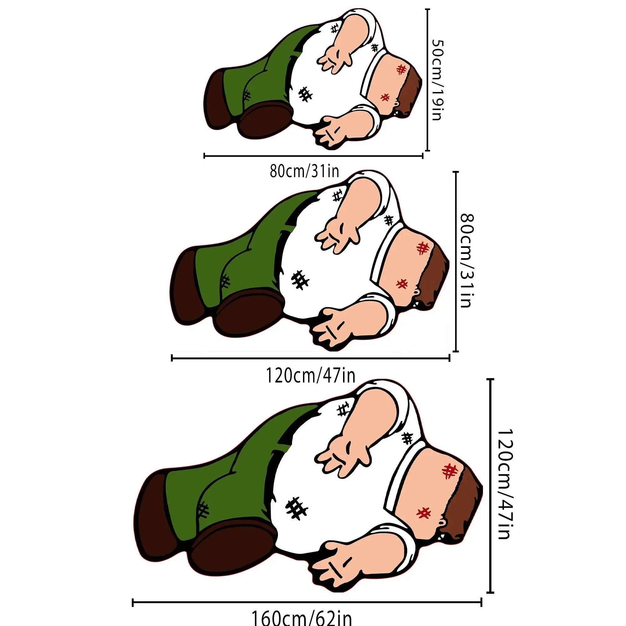 Cartoon Character Decorative Bedside Mat